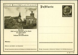 Graudenz 1941 6 Pf. Jubil.-BiP Hindenburg , Braun: 650 Jahre Stadt/1291 - 1941/Rathaus U. Ordenskirche, Ungebr.... - Other & Unclassified