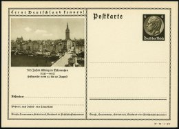 Elbing 1937 6 Pf. Jubil.-BiP Hindenbg., Braun: 700 Jahre Elbing..Festwoche Vom 21. Bis 29. August (Altstadt Mit... - Other & Unclassified