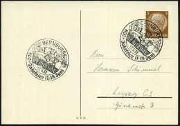 BERNBURG/ 800=Jahrfeier 11.-19.Juni 1938 (17.6.) Dekorativer SSt = Tuernier-Ritter 2x Klar Auf Inl.-Kt. (Bo.3) - Other & Unclassified