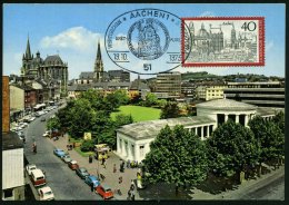 51 AACHEN 1/ WERTZEICHEN SONDERPOST.. 1973 (19.10.) SSt = Stadtsiegel Mit Karl D.Großen A. EF 40 Pf. "Aachen"... - Other & Unclassified