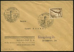 RÖSSEL/ 600 Jahrfeier 1937 (10.4.) Seltener HWSt = Burg Rössel (Wehrturm) Klar Gest. Inl.-Bf. (Bo.1 , Nur... - Other & Unclassified