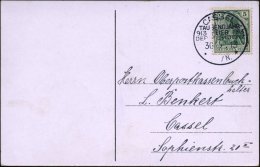 Kassel 1913 (30.9.) SSt.: CASSEL/TAUSENJAHR/FEIER/DER RESIDENZ Auf Color-Ak. (Landesversicherungsanstalt) Bedarf... - Other & Unclassified