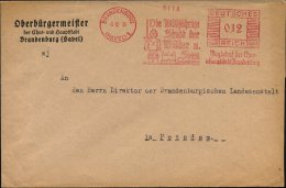 BRANDENBURG/ (HAVEL)1/ Die 1000jährige/ Stadt D./ Wäler U./ Seen/ Magistrat.. 1935 (3.12.) Dekorat. AFS =... - Other & Unclassified