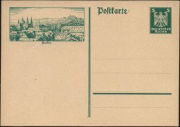 Fulda 1926 5 Pf. BiP Adler, Grün: Dom U. Michaelskirche Etc., Ungebr. (Mi.P 164/13) - Autres & Non Classés