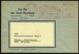 BERNBURG/ Besucht/ Bernburg/ D.schöne Alte Saalestadt/ DER RAT DER STADT.. 1965 (22.7.) Dekorat. AFS =... - Other & Unclassified