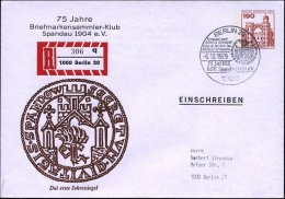 1000 BERLIN 20/ ..JUPOSTA SPANDAU.. 1979 (6.10.) SSt = 1. Spandauer Sekretssiegel, Motivgl. PU 190 Pf. Pfaueninsel,... - Autres & Non Classés