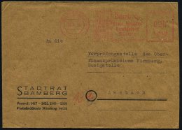 BAMBERG 1/ Einse Stätte/ Dt./ Kultur/ Der Oberbürgermeister 1950 (28.9.) AFS = "Bamberger Reiter" (= Hl.... - Autres & Non Classés