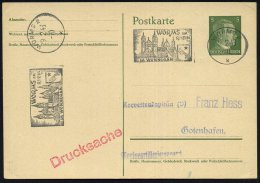 WORMS 2/ K/ IM WONNEGAU 1943 (29.2.) Seltener  MWSt = Dom (+ Stadtwappen) Klar Gest. Inl.-Kt. (kl. Eckbugspur)... - Other & Unclassified