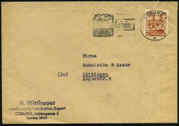 COBURG 1/ A/ Coburg 1948 (7.5.) MWSt = Veste Coburg, Luther-Wirkungsstätte (2 Giebel, Turm Etc.) Bedarfsbf.... - Other & Unclassified