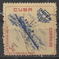 1962 National Sports Institute (I.N.D.E.R.) Commemoration - 3c Rowing (coxed Four)  FU - Used Stamps