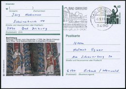 3490 BAD DRIBURG 1/ Mb/ 200 Jahre Heilbad/ RHEUMA-HERZ.. 1991 (6.9.) MWSt (Kurhaus) Ortsgl. BiP 60 Pf. Bavaria: Bad... - Other & Unclassified
