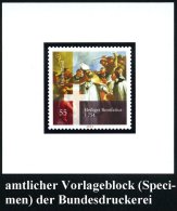 B.R.D. 2004 (Mai) 55 Cent "1250. Todestag St. Bonifatius", Vergrößerte Marke In Blockform + Amtl.... - Other & Unclassified