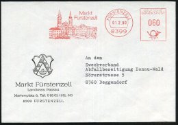 8399 FÜRSTENZELL/ Markt/ Fürstenzell 1980 (1.2.) AFS  =Pfarrkirche "Maria Himmelfahrt" U. Kloster,... - Other & Unclassified