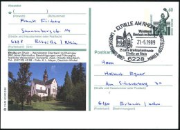 6228 ELTVILLE AM RHEIN 1/ Weinkloster/ Eberbach Im Rheingau.. 1989 (21.5.) SSt = Kloster , Orts- U. Motivgl. BiP 60... - Other & Unclassified