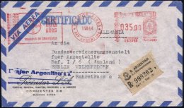 ARGENTINIEN 1964 (1.7.) Jubil.-AFS: BUENOS AIRES/PERMISO/896/BAYER/100/ANOS/SIMBOLO DE CONFIDENZA.. (Bayer-Logo) +... - Other & Unclassified