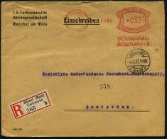 HÖCHST/ *(MAIN)*/ I.G.Farbenindustrie/ Akt.Ges.Hoechst A.M. 1927 (4.2.) Seltener AFS-Typ Mit 2 Sternen Im... - Other & Unclassified