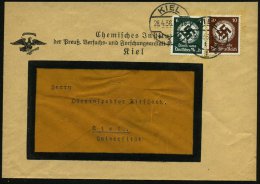KIEL/ *1l 1936 (28.4.) 1K-Steg Auf Behördendienst 6 Pf. U. 10 Pf., Vordr.-Bf.: Chemisches Jnstitut Der... - Other & Unclassified