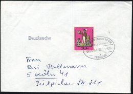 OSTERBURKEN-FRANKFURT AM MAIN/ ÜBERLANDPOST/ 0696-01-02/ A/ FLUGHAFEN 1974 (1.8.) Oval-St. Klar Auf Inl.-Bf. - Other & Unclassified