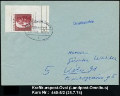 MÜNSTER-KÖLN/ BONN FLUGHAFEN/ ÜBERLANDPOST/ 440-5/ 2/ A 1978 (28.7.) Oval-St. Klar Auf Inl.-Bf. - Other & Unclassified