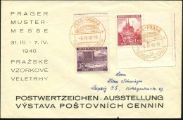 BÖHMEN & MÄHREN 1940 (6.4.) Orange SSt.: PRAG - PRAHA/1d/FAHRBARES/POSTAMT - AUTOPOSTA (Omnibus =... - Other & Unclassified