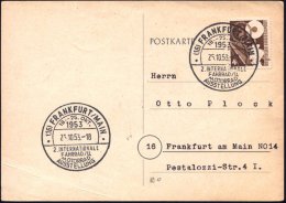 (16) FRANKFURT-MAIN/ 2.INTERNAT./ FAHRRAD-U./ MOTORRAD/ AUSSTELLUNG 1953 (25.10.) SSt A. EF 4 Pf.... - Other & Unclassified