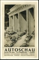 BERLIN-CHARLOTTENBG.5/ B/ 1886 1936/ 50 Jahre Automobil/ Autoschau 1936 (28.2.) SSt  =  1. Carl-Benz-Auto Auf EF 6... - Other & Unclassified