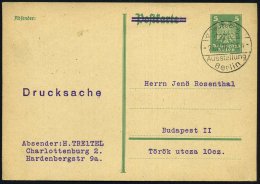 Berlin/ Deutsche/ Automobil-/ Ausstellung 1926 (20.10.) Seltener SSt Klar Auf Ausl.-Drs. (Bo.60 , V.Verwendung) - Other & Unclassified
