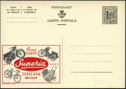 BELGIEN 1954 1,20F. Reklame-P Ziffer, Oliv: Remi CLAEYS Superia.. = Motorrad, Moped (u. Fahrrad, Kinderwagen)... - Other & Unclassified
