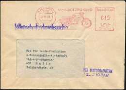 936 ZSCHOPAU/ MZ STADT ZSCHOPAU 1969 (24.11.) AFS (= MZ-Motorrad Nach Rechts) + Viol. Abs.-2L:  VEB MOTORRAD-WERK..... - Other & Unclassified
