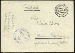 BAD FREIENWALDE (ODER)/ B 1941/43 2K-Steg Je Klar Auf 5 Feldpost-Belegen Des  K R A D - Schützen-Ersatz Batl.... - Other & Unclassified