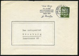 (14a) STUTTGART-BAD CANNSTATT/ Aa/ Carl Benz/ 75 JAHRE/ MOTORISIERUNG/ DES VERKEHRS/ 1886-1961/ G.Daimler 1961... - Other & Unclassified