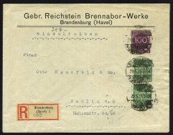 BRANDENBURG/ *(HAVEL) 1/ B 1923 (29.5.) 1K-Gitter Auf Vordr.Bf.: Gebr. Reichstein Brennabor-Werke.. = Hersteller... - Other & Unclassified