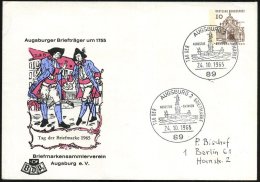 89 AUGSBURG 2/ TAG DER BRIEFMARKE/ AUGUSTUS-BRUNNEN 1965 (24.10.) SSt = Augustus-Brunnen Auf Entspr. PU 10 Pf.... - Other & Unclassified