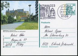 6508 ALZEY/ I/ ALTIAIA 223/ ALZEY 1973 1979 (26.10.) MWSt = Röm.Gedenkstein Mit Latein. Inschrift +... - Other & Unclassified