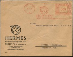 BERLIN W/ 8/ HERMES/ Kreditversicherungsbank 1935 (20.3.) AFS = Hermes-/Merkur-Kopf, Motivgl. Vordr.-Bf. (kl.... - Other & Unclassified