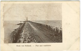 Hoek Van Holland, De Pier Met Vuurtoren LIGHTHOUSE - J. Waltman Maassluis C. 1904 U/b - Hoek Van Holland