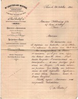 VP3579 - Tabac - Lettre De Mr MESTRAL Ingénieur Conseil à PARIS Pour Mr SCHLOESING - Documenten