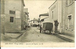 CPA BRON Village, Quartier De L'église 10209 - Bron
