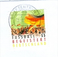 BRD Mi. 2936 Fussball Begeistert Fahne Fans BZ 34 TGST FRW 2012 - Covers & Documents