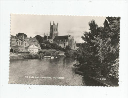 G-I-E , Cp, Angleterre , The River And Cathedral , WORCESTER , Vierge , Valentine's Card - Other & Unclassified