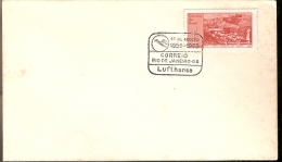 Brazil & FDC 250th Anniversary Of City, Ouro Preto, Rio De Janeiro Mail Lufhansa 1956-1966 (706) - FDC