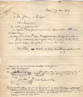 VP3591 - Tabac - Lettre + Note De Renseignements à L'intention De Mr GREEN De LIVERPOOL - Mr SCHLOESING à PARIS - Dokumente