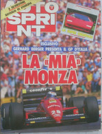 AUTOSPRINT - N.36 - 1988 - SPECIALE GP ITALIA F1 - RALLY PIANCAVALLO - Motori