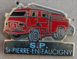 SAPEURS POMPIERS - SAINT PIERRE EN FAUCIGNY - VEHICULE -    (12) - Feuerwehr