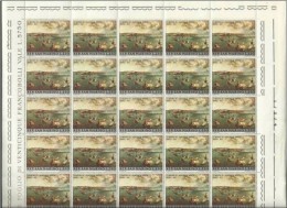 1970 San Marino Saint Marin NAPOLI  NAPLES 34 Serie: 33 MNH**+ 1 Usata (Foglio+Quartina+5) - Usati