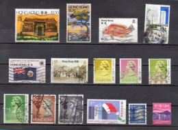 CHINE HONG KONG LOT TIMBRES MODERNES ANNEES 1980/1997 COTE 47,00 EUROS - Gebruikt