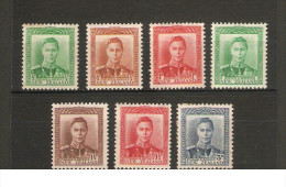 NEW ZEALAND 1938 - 1944 SET SG 603/609  MOUNTED MINT Cat £38 - Neufs