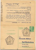 ALKALMI POSTAKEZELÉS BUDAPEST 1963 Auf DDR P70 II Antwort-Postkarte ZUDRUCK BÖTTNER #1 - Storia Postale