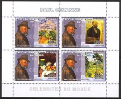 R. D. Du Congo 2006 - Art, Peintures Et Portrait De Paul Cézanne - BF 4 Val ** Neufs // Mnh - Ongebruikt