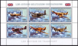 R. D. Du Congo 2006 - Avions Militaires Britaniques 2e Guerre Mondiale - BF 6 Val ** Neufs // Mnh - Neufs